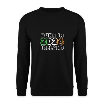 Irland 2024 - Unisex Pullover - Schwarz - Vorne - Alina (178cm) & Michal (187cm)