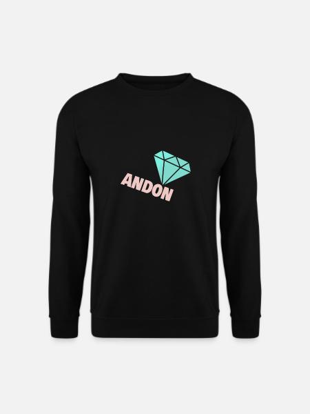 Precious Diamond Noble Style Andon - Unisex Sweatshirt - black