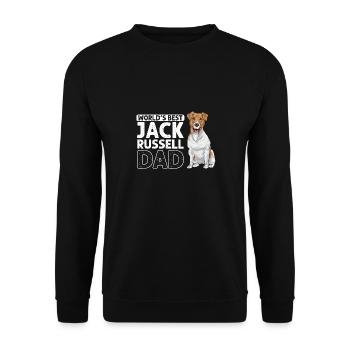 Jack Russell Terrier - Sweat-shirt Unisexe - noir - Devant - Alina (178cm) & Michal (187cm)