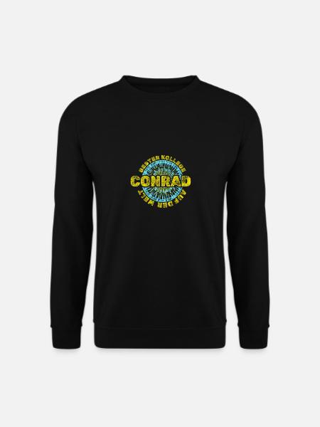 Vorname Conrad - Unisex Pullover - Schwarz