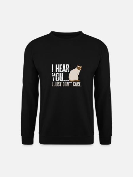 Siamkatze - Unisex Pullover - Schwarz