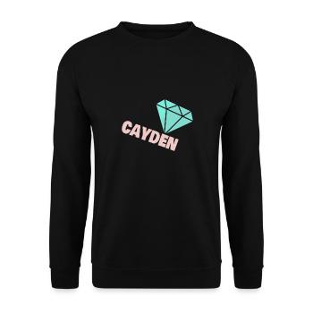 Noble Cayden - Sweat-shirt Unisexe - noir - Devant - Alina (178cm) & Michal (187cm)
