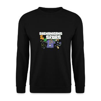 Shenanigans & Scrubs ER Nurse Physician St. - Unisex Pullover - Schwarz - Vorne - Alina (178cm) & Michal (187cm)