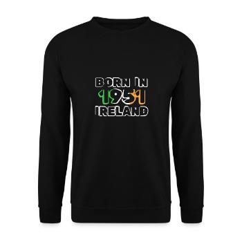 Ireland 1951 - Unisex Pullover - Schwarz - Vorne - Alina (178cm) & Michal (187cm)