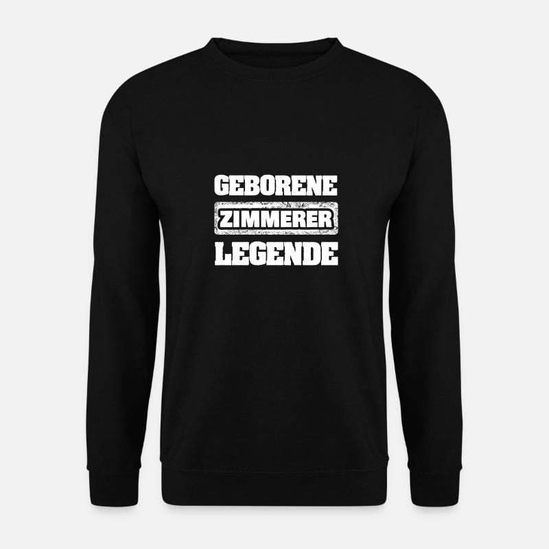 Zimmerer als Beruf - Unisex Pullover - Schwarz