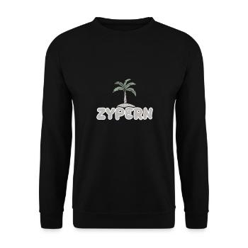 Chypre comme Chypre - Sweat-shirt Unisexe - noir - Devant - Alina (178cm) & Michal (187cm)