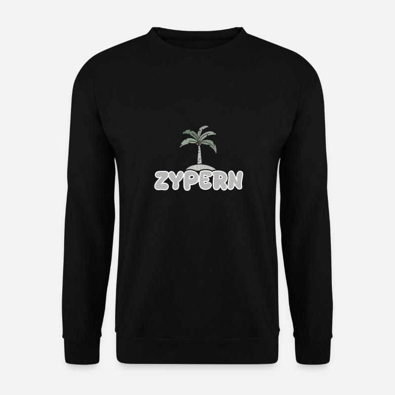 Chypre comme Chypre - Sweat-shirt Unisexe - noir
