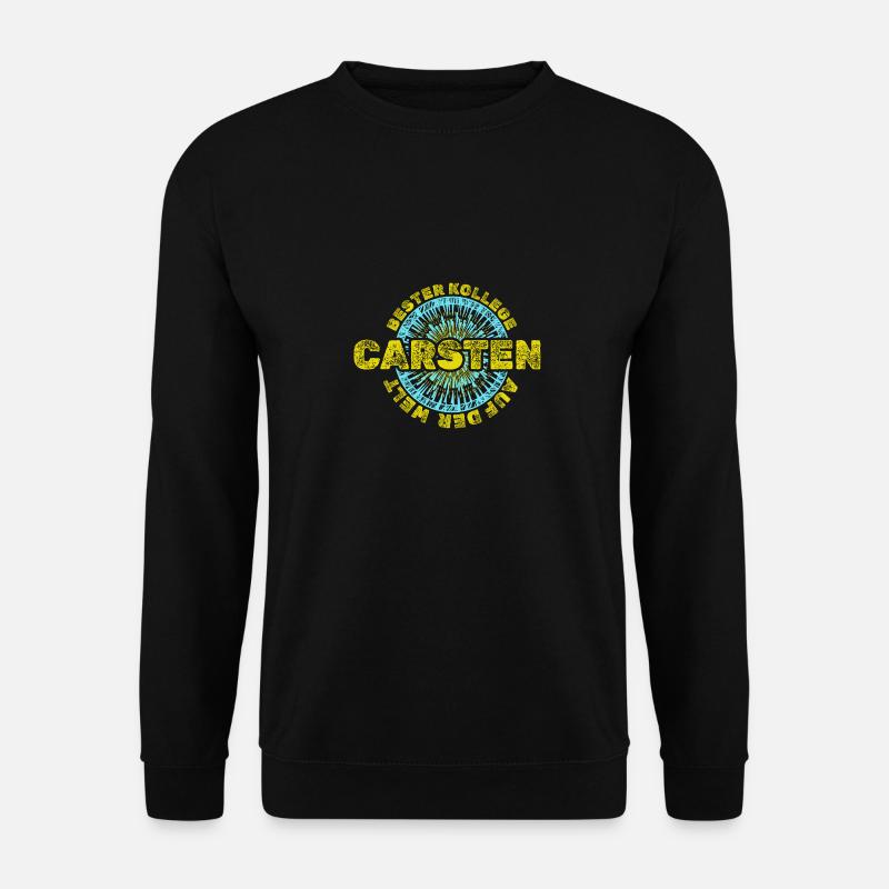 Vorname Carsten - Unisex Pullover - Schwarz