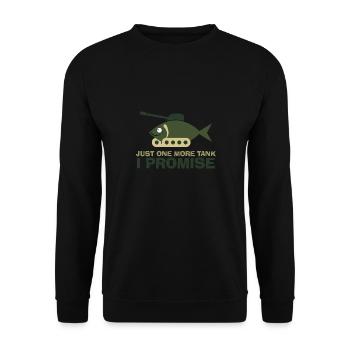 Fishkeeping - Unisex Sweatshirt - black - Front - Alina (178cm) & Michal (187cm)