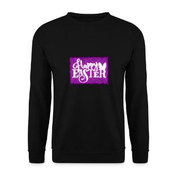Easter - Unisex Sweatshirt - black - Front - Alina (178cm) & Michal (187cm)