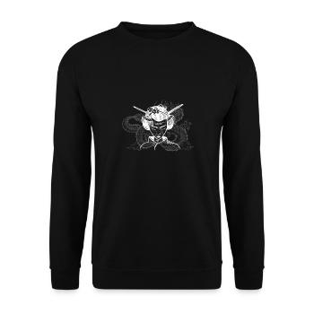 Geisha Japan - Unisex Sweatshirt - black - Front - Alina (178cm) & Michal (187cm)