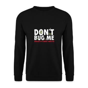Insect collectors, insects, beetle lovers, entomologists - Unisex Sweatshirt - black - Front - Alina (178cm) & Michal (187cm)