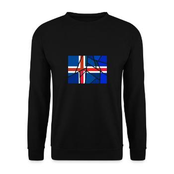 Land Island - Unisex Pullover - Schwarz - Vorne - Alina (178cm) & Michal (187cm)