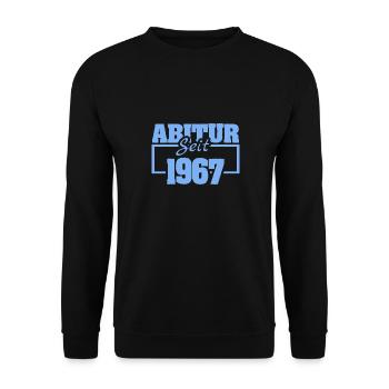 Abi 1967 - Unisex Pullover - Schwarz - Vorne - Alina (178cm) & Michal (187cm)