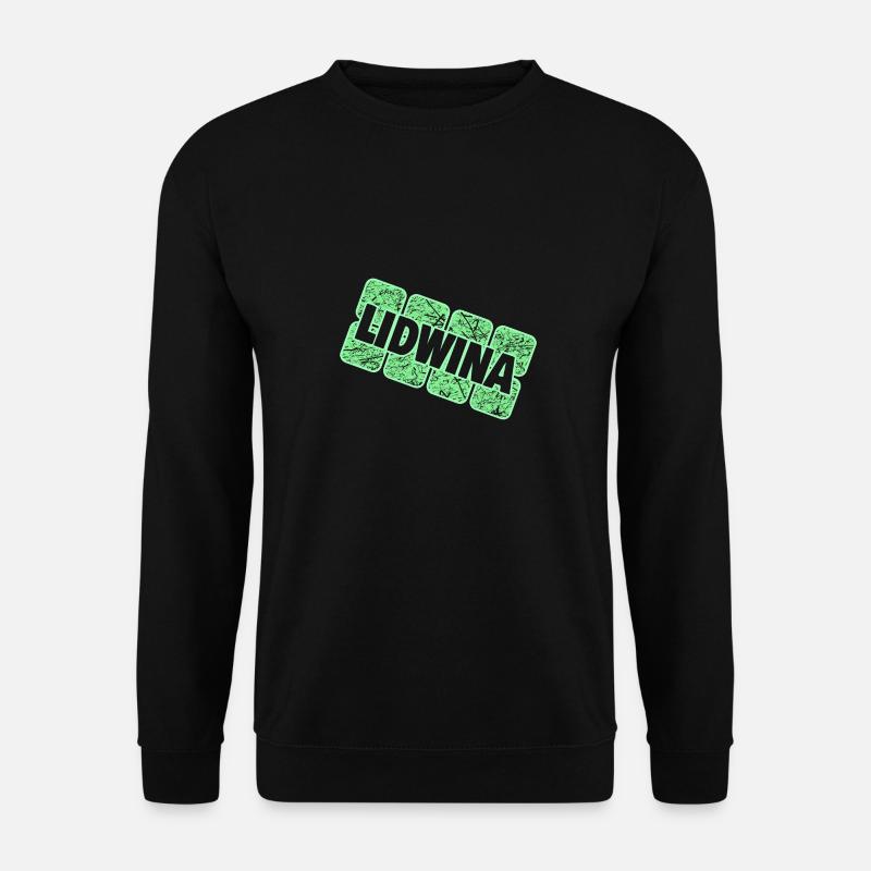 Vorname Lidwina - Unisex Pullover - Schwarz