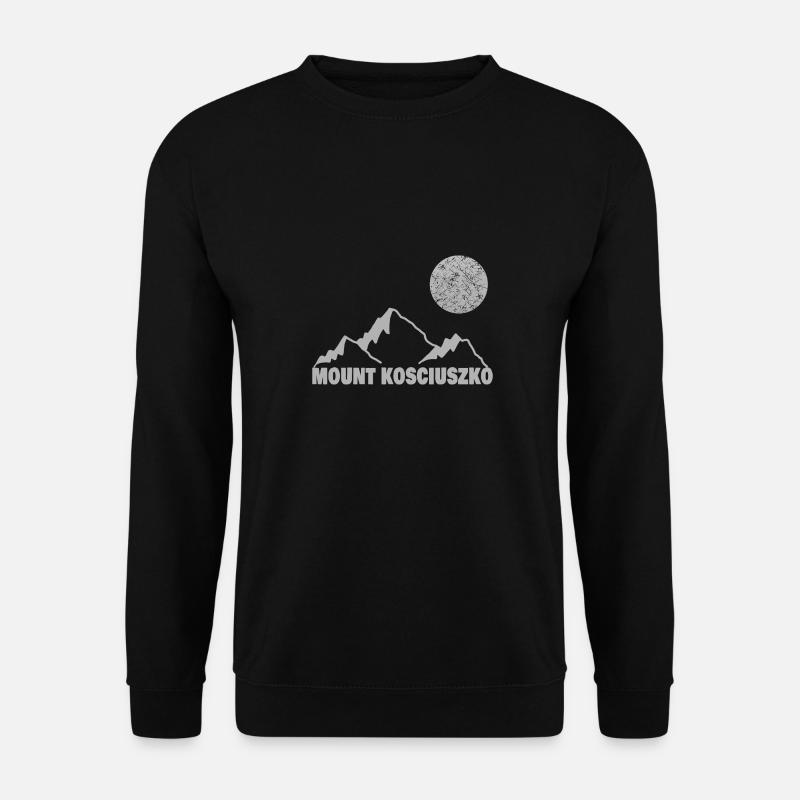 Klettern kosciuszko - Unisex Pullover - Schwarz