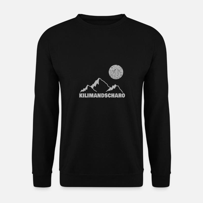 Klettern kilimandscharo - Unisex Pullover - Schwarz