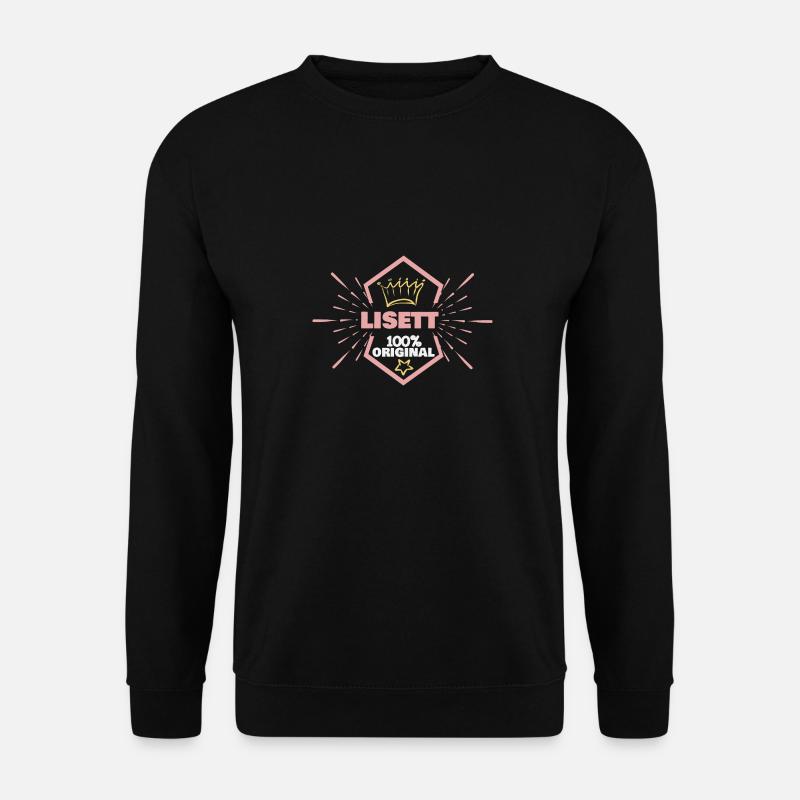 Lisett - Unisex Pullover - Schwarz