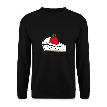 Tarte aux fraises - Sweat-shirt Unisexe - noir - Devant - Alina (178cm) & Michal (187cm)