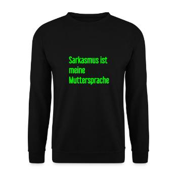 Sarcasme Pro - Sweat-shirt Unisexe - noir - Devant - Alina (178cm) & Michal (187cm)