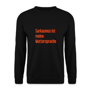 Sarcasme Pro - Sweat-shirt Unisexe - noir - Devant - Alina (178cm) & Michal (187cm)