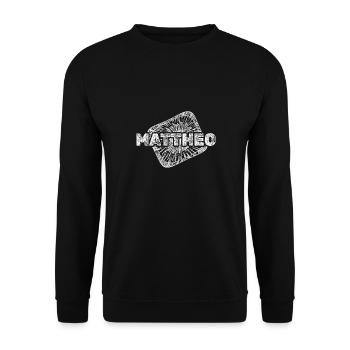 Stardust Mattheo - Unisex Sweatshirt - black - Front - Alina (178cm) & Michal (187cm)
