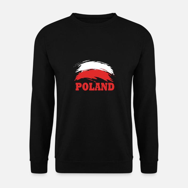 Poland Polish - Unisex Sweatshirt - black