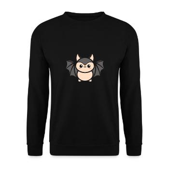 chauve-souris - Sweat-shirt Unisexe - noir - Devant - Alina (178cm) & Michal (187cm)