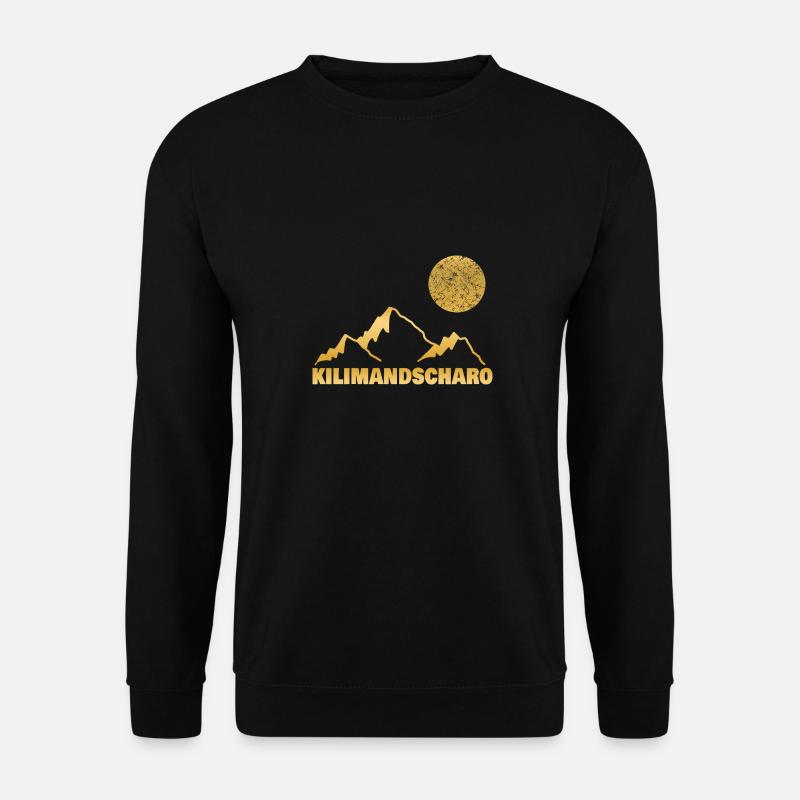 Kilimanjaro as a mountain - Unisex Sweatshirt - black