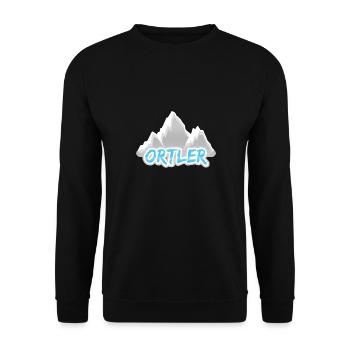 Mount Ortler - Unisex Sweatshirt - black - Front - Alina (178cm) & Michal (187cm)