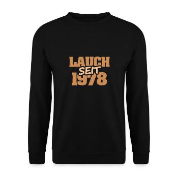 1978 - Sweat-shirt Unisexe - noir - Devant - Alina (178cm) & Michal (187cm)