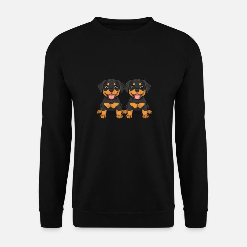 Rottweiler Dog Comic - Unisex Sweatshirt - black