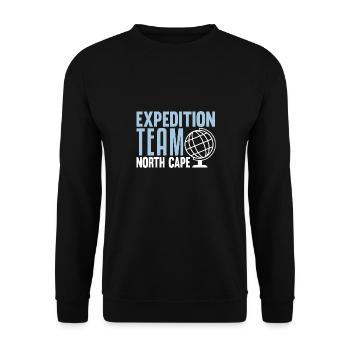 Nordkap/ North Cape team Conception aller-retour - Sweat-shirt Unisexe - noir - Devant - Alina (178cm) & Michal (187cm)