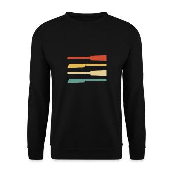 Japanese saw Japanese saw Kataba Ryobi Duzoki - Unisex Sweatshirt - black - Front - Alina (178cm) & Michal (187cm)