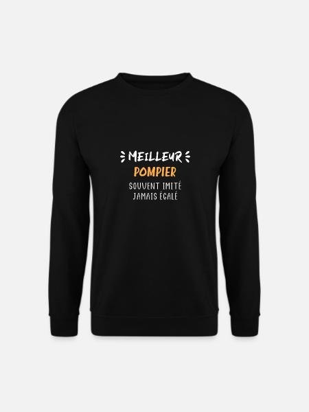 Meilleur pompier - Sweat-shirt Unisexe - noir