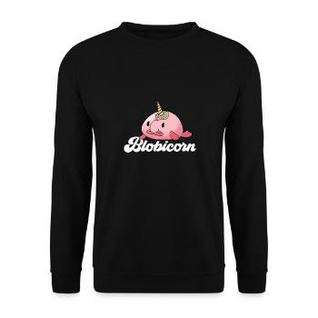 Blob fish - Unisex Sweatshirt - black - Front - Alina (178cm) & Michal (187cm)