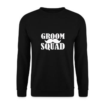 Mariage mariée marié Bachelor Bachelorette Party - Sweat-shirt Unisexe - noir - Devant - Alina (178cm) & Michal (187cm)