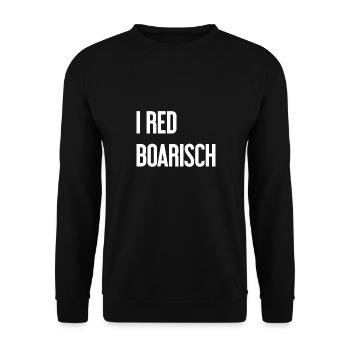 I boarisch rouge - Sweat-shirt Unisexe - noir - Devant - Alina (178cm) & Michal (187cm)