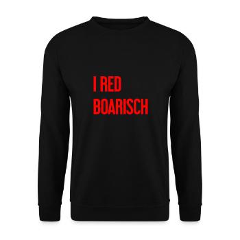 I boarisch rouge - Sweat-shirt Unisexe - noir - Devant - Alina (178cm) & Michal (187cm)