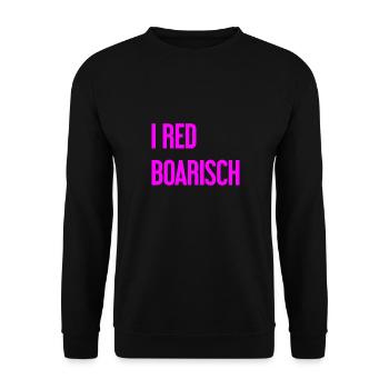 I boarisch rouge - Sweat-shirt Unisexe - noir - Devant - Alina (178cm) & Michal (187cm)