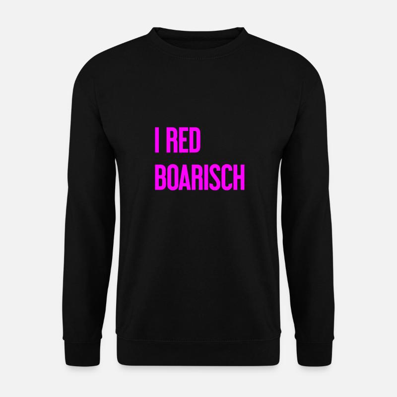 I red boarisch - Unisex Sweatshirt - black