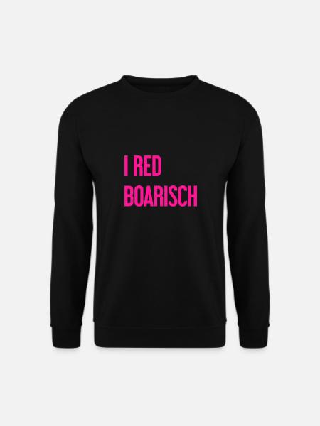 I red boarisch - Unisex Sweatshirt - black