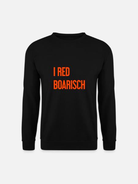 I red boarisch - Unisex Sweatshirt - black