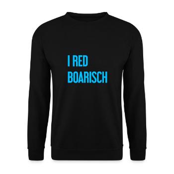 I boarisch rouge - Sweat-shirt Unisexe - noir - Devant - Alina (178cm) & Michal (187cm)