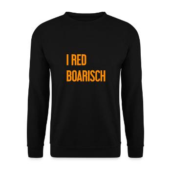 I boarisch rouge - Sweat-shirt Unisexe - noir - Devant - Alina (178cm) & Michal (187cm)