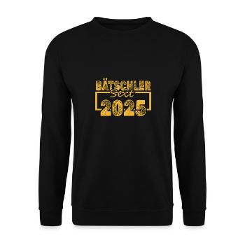 Bätscheler 2025 - Unisex Sweatshirt - black - Front - Alina (178cm) & Michal (187cm)