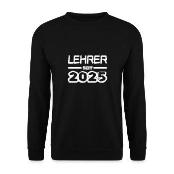2025 - Unisex Pullover - Schwarz - Vorne - Alina (178cm) & Michal (187cm)