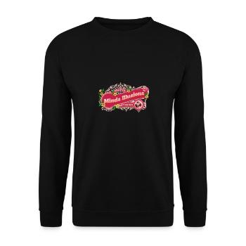 Couple Partners Engagement Wedding Valentine Lover - Unisex Pullover - Schwarz - Vorne - Alina (178cm) & Michal (187cm)