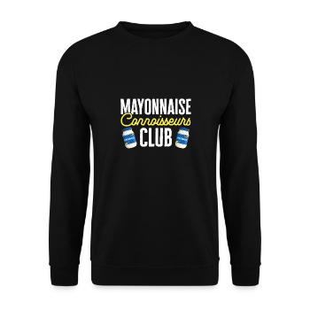 Mayonnaise - Unisex Sweatshirt - black - Front - Alina (178cm) & Michal (187cm)