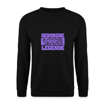 Proverbs 1992 - Unisex Sweatshirt - black - Front - Alina (178cm) & Michal (187cm)